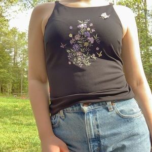 Flower tank top